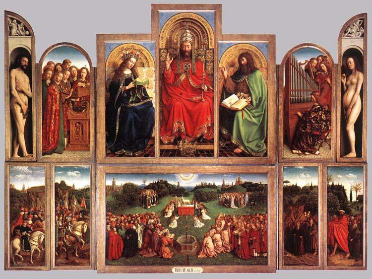 Jan Van Eyck The Ghent Altarpiece oil painting image